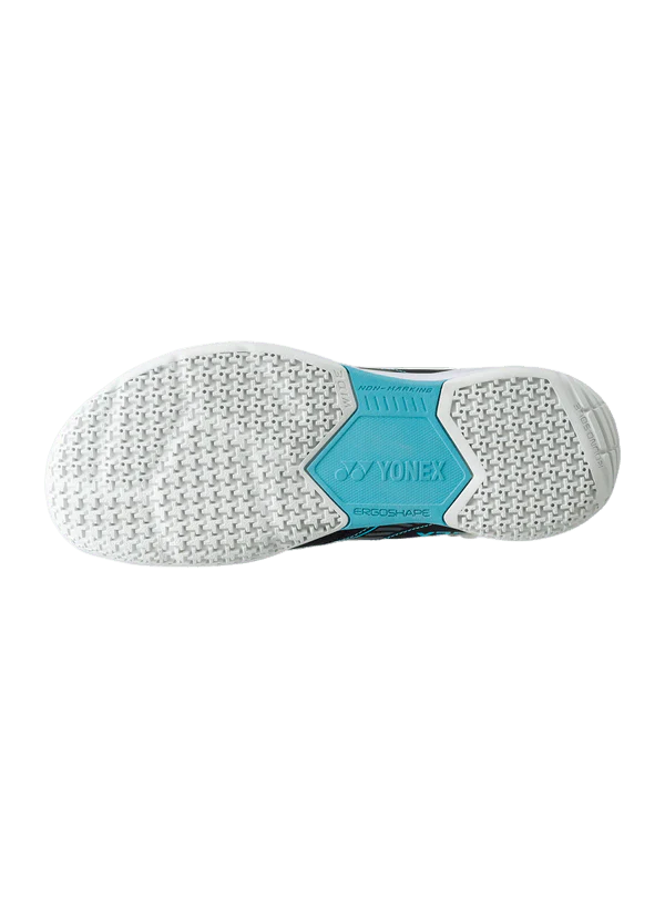 Yonex Badminton Shoe Power Cushion Strider Flow Wide Unisex (Black/Blue) - Image 2