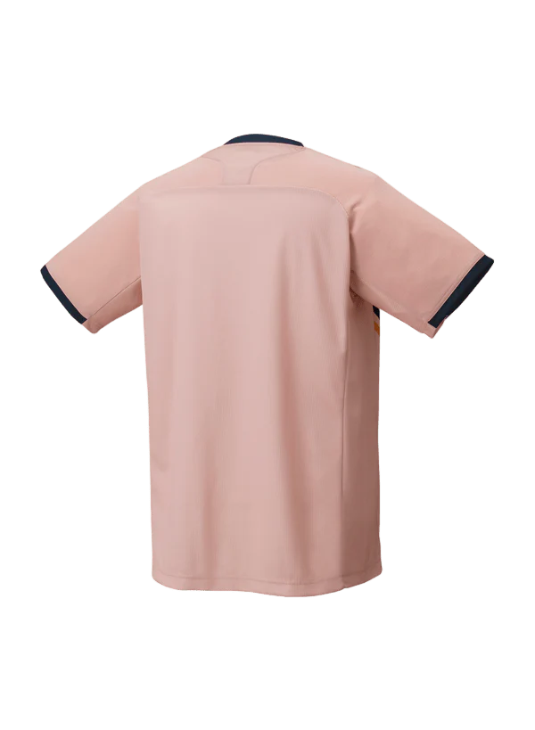 Yonex Men's Crew Neck Shirt 10639 (Pink Beige) - Image 2