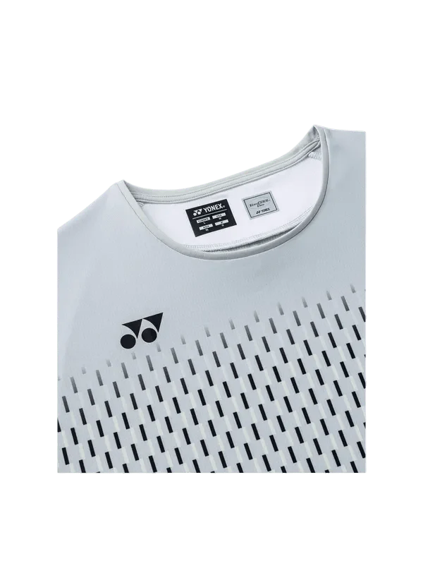 Yonex Men's Crew Neck Shirt 10713 (Silver Gray) - Image 3