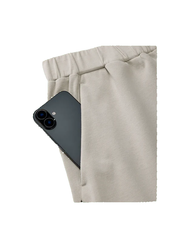 Yonex Men's Sweat Shorts 30103 (Grayish Beige) - VA Edition - Image 4