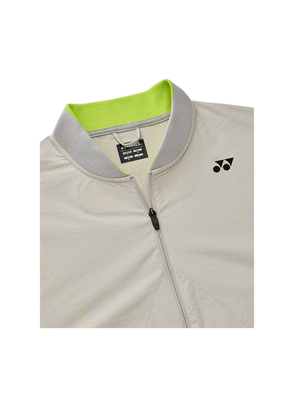 Yonex Unisex Warm-Up Jacket 50182 (Grayish Beige) - VA Edition - Image 3