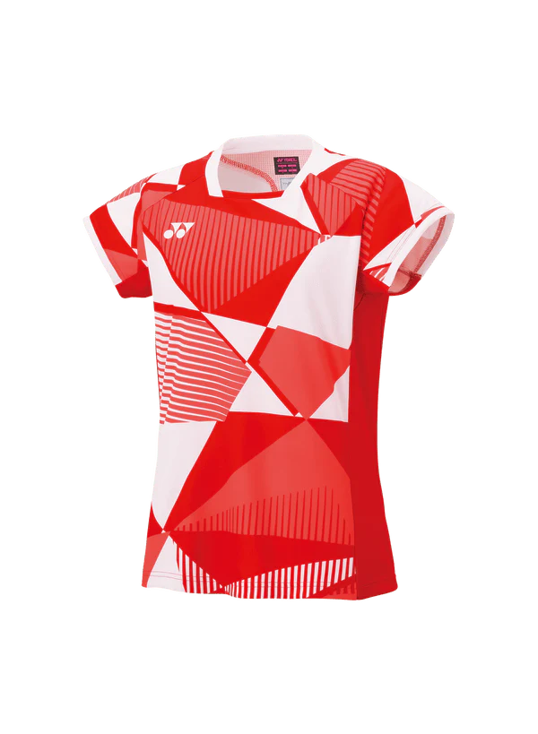 Yonex Women's Crew Neck Shirt 20850 (Tango Red)